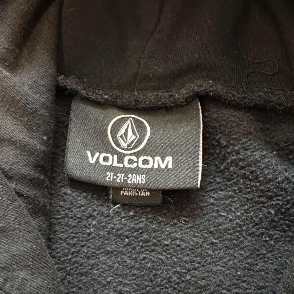 Volcom Toddler 2T Black Hoodie - Picture 7 of 7